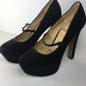 Black Mary Jane shoe